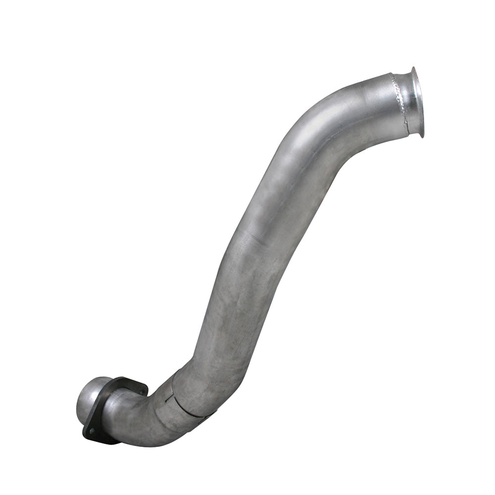 Exhaust Downpipe 4 Inch Inlet/Outlet No Sensor Bung Aluminized 08-10 F250/F350 Race Use Only Diamond Eye