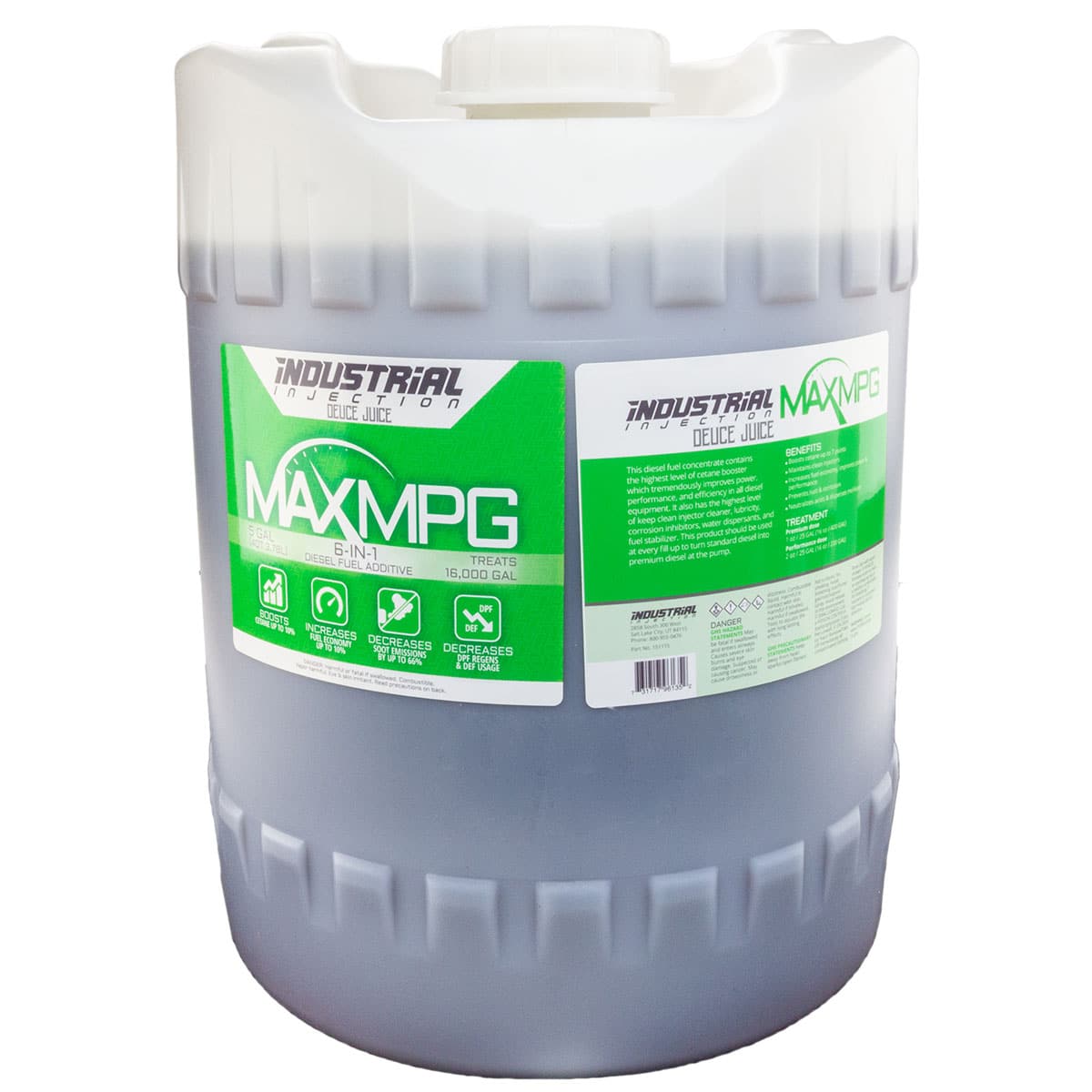 MaxMPG All Season Deuce Juice Additive 5 Gallon Container Industrial Injection