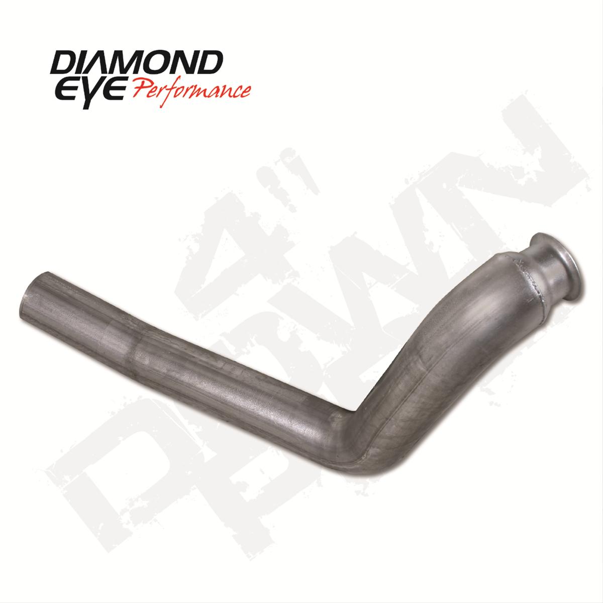 Turbo Downpipe 3 Inch Inlet/Outlet 94-97.5 F250/F350 W/ Oxygen Sendor Bung First Section Diamond Eye