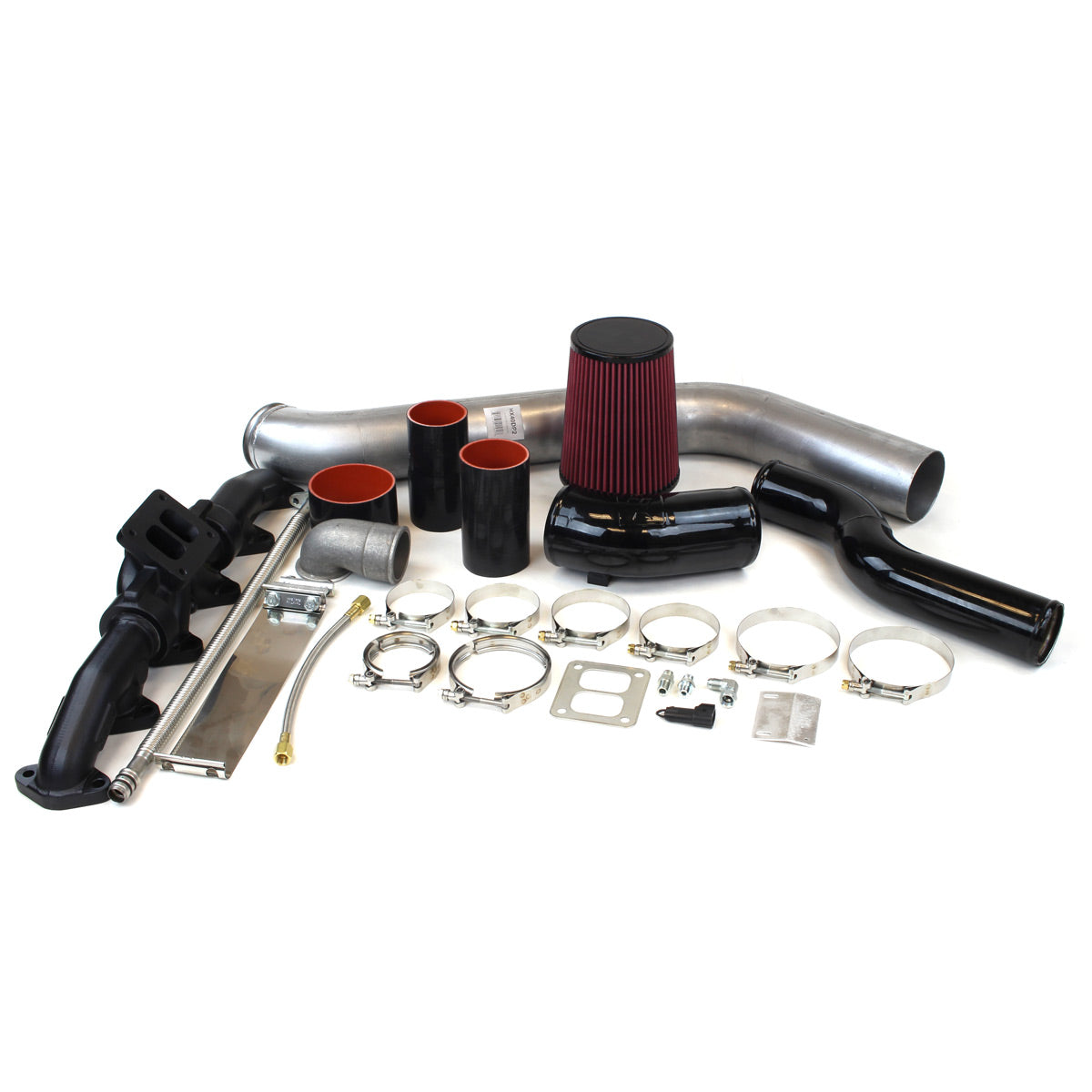 Dodge S300 SX-E 62/68 Single Turbo Kit For 03-07 5.9L Cummins 1.0 AR Industrial Injection