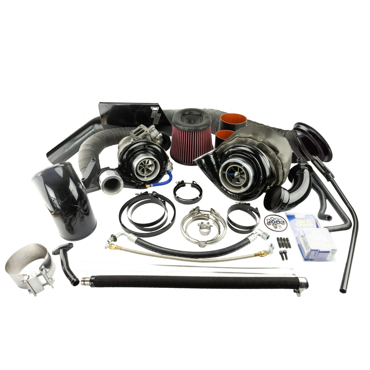 Dodge Quick Spool Compound Turbo Kit For 03-07 3rd Gen 5.9L Cummins Industrial Injection