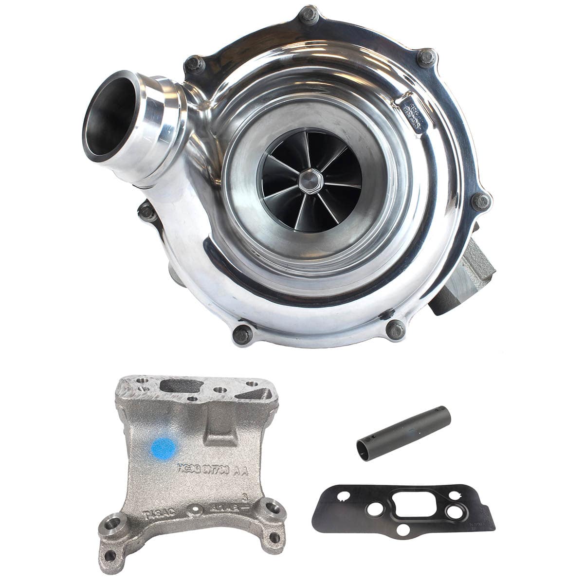 Ford XR1 Turbo Kit For 15-16 6.7L Power Stroke With Pedestal Industrial Injection