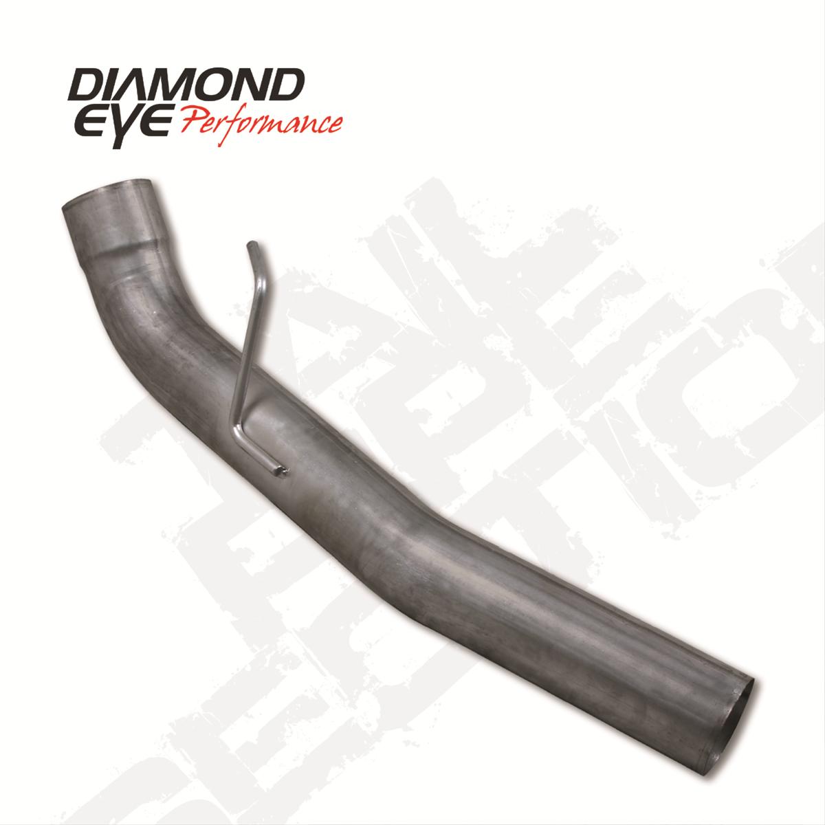 Exhaust Pipe 4 Inch 07.5-10 Silverado/Sierra 2500/3500 Diesel Second Section Pass Performance Series Exhaust Tail Pipe Diamond Eye