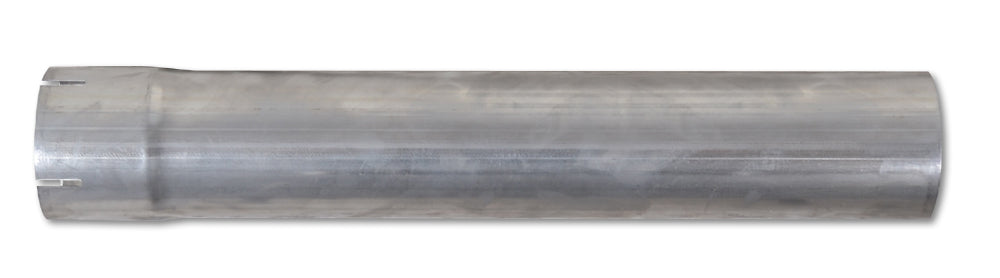 Exhaust Pipe 24 Inch Aluminized 4 Inch OD Straight Bumped On One End Diamond Eye