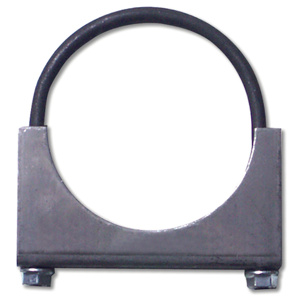 Exhaust Clamp 4 Inch Standard Steel U-Bolt Saddle Clamp Diamond Eye