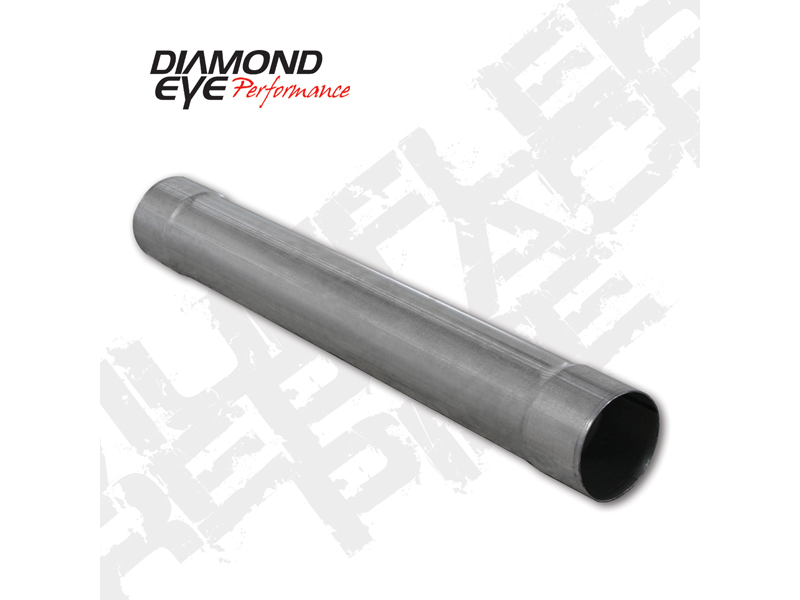 Muffler Delete Pipe Replacement 30 Inch Steel Aluminized Performance Muffler Replacement Diamond Eye