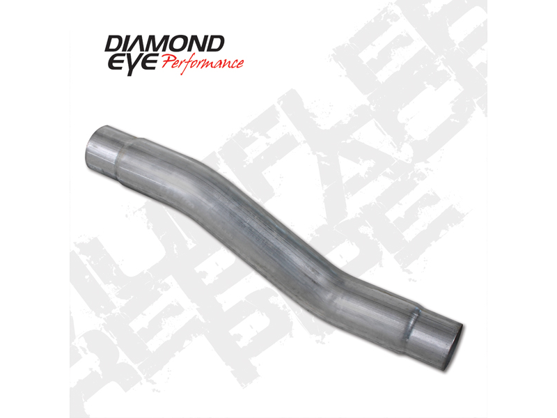 Diesel Exhaust Muffler 3.5 Inch Inlet/Outlet 32 Inch 03-Early 04 Dodge RAM 2500/3500 Exhaust Muffler Performance Series Diamond Eye