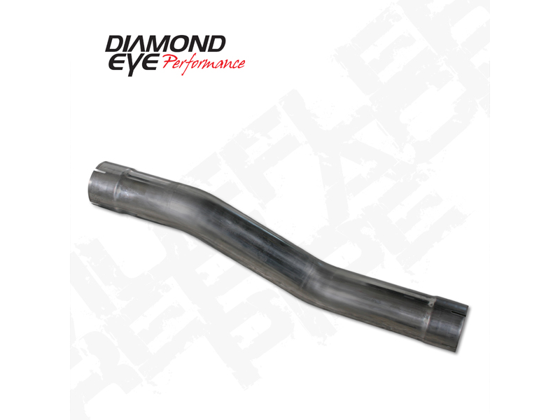 Diesel Exhaust Muffler 4 Inch Inlet/Outlet 35 Inch Stainless Exhaust Muffler 04.5-Early 07 RAM 2500/3500 Performance Series Diamond Eye