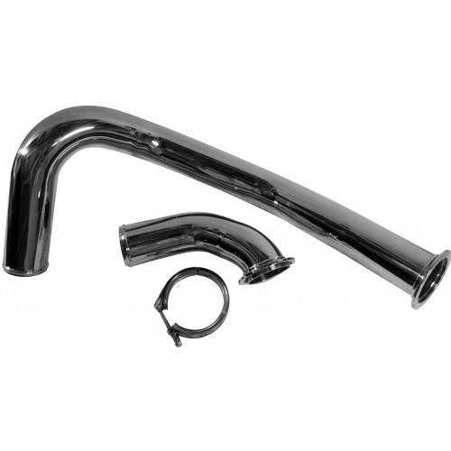 Super Duty Intercooler Pipe 6.4 Hot Pipe Polished For 08-10 Super Duty No Limit Fabrication