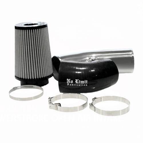 6.7 Powerstroke Cold Air Intake Black Pro Guard 7 Filter No Limit Fabrication