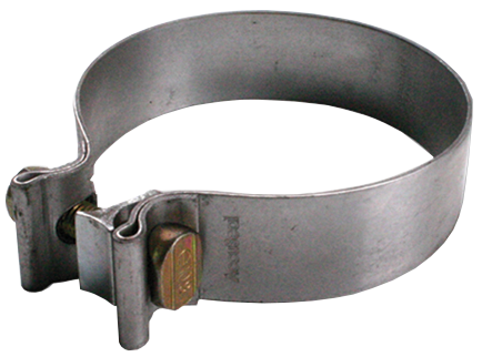 Exhaust Clamp 3 Inch Stainless Torca Band Clamp Diamond Eye