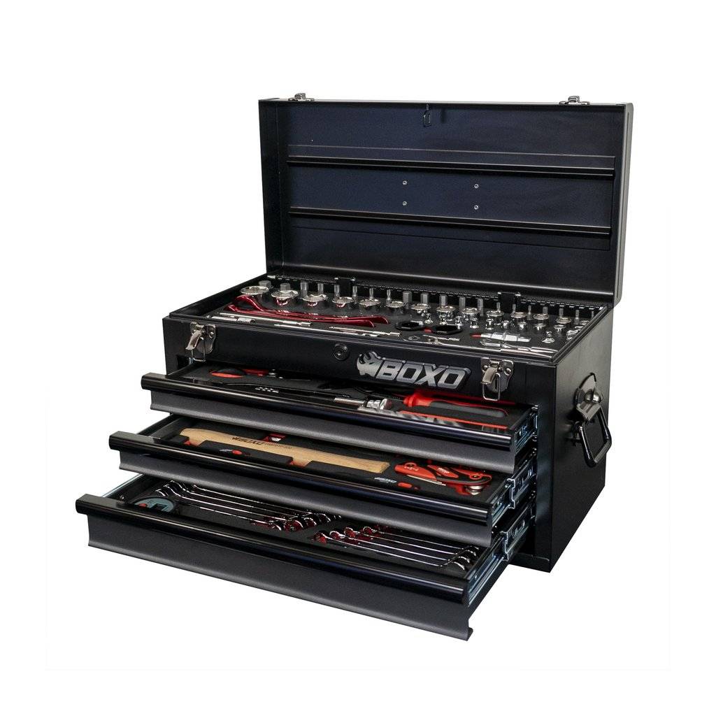 Boxo Usa 97 Piece Motobox Toolbox Black No Limit Fabrication