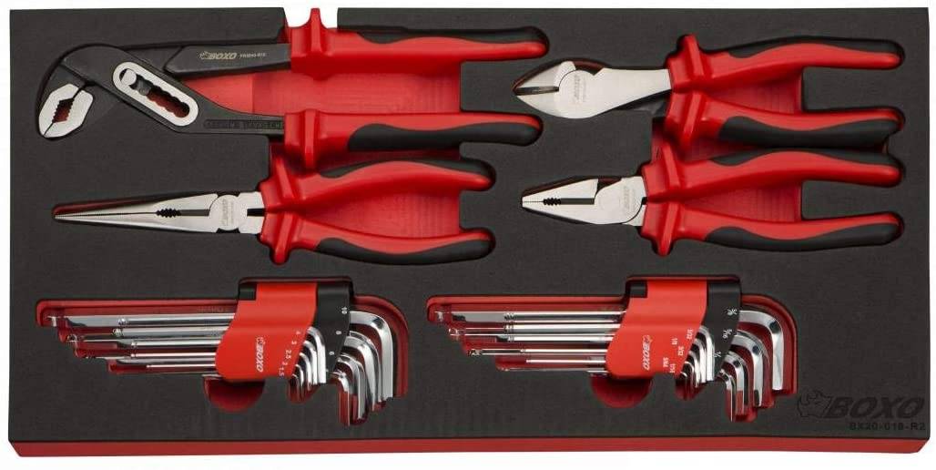 Boxo Usa 185 Pcs Metric And Sae Tool With 3 Drawer Carry Box No Limit Fabrication