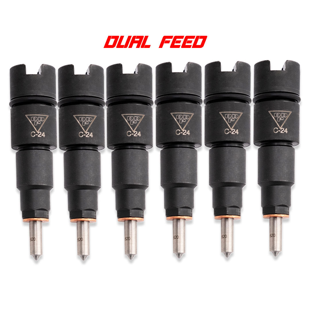 Dodge 98.5-02 24v Custom Dual Feed Injector Set Dynomite Diesel