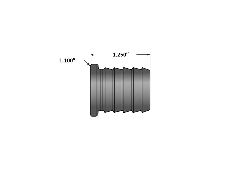 7/8 Inch Billet Aluminum Universal Block Off Plug Fleece Performance