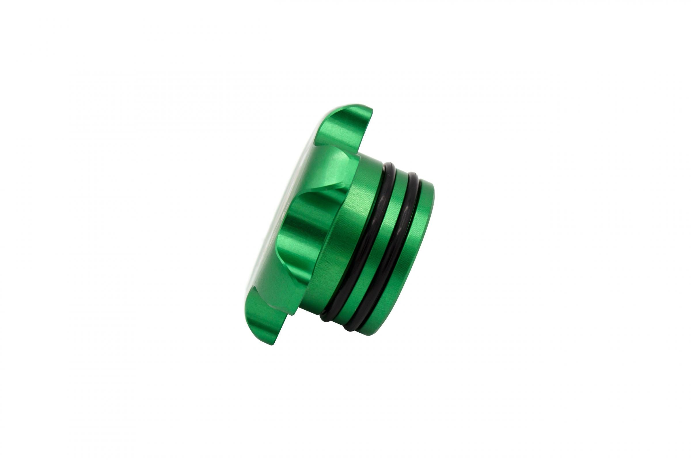 Green Anodized Billet Fuel Cap For 2013-2018 Cummins Fleece Performance