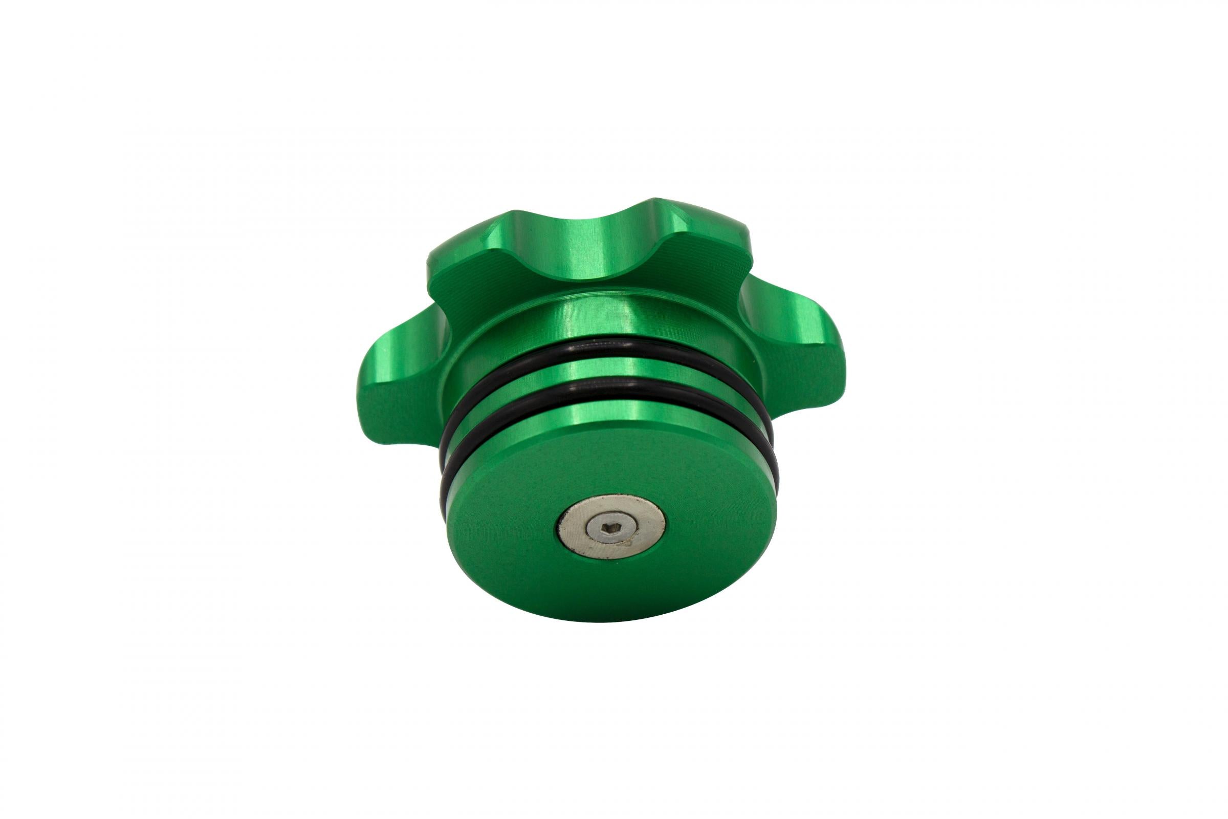 Green Anodized Billet Fuel Cap For 2013-2018 Cummins Fleece Performance