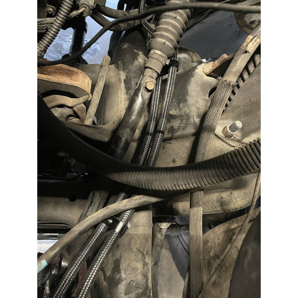 2003-2007 Cummins Braided Powersteering Hose Kit Full Send Diesel