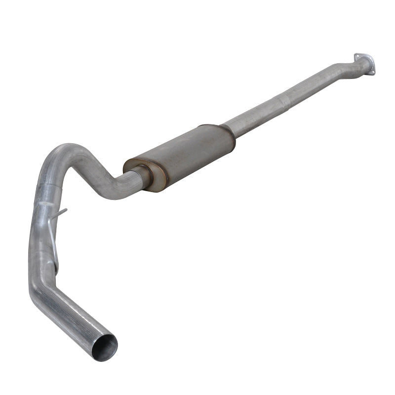 Cat Back Exhaust System For 11-13 Ford F150 Raptor 6.2L 3.5 Inch Single Side Exit With Muffler Aluminized Diamond Eye