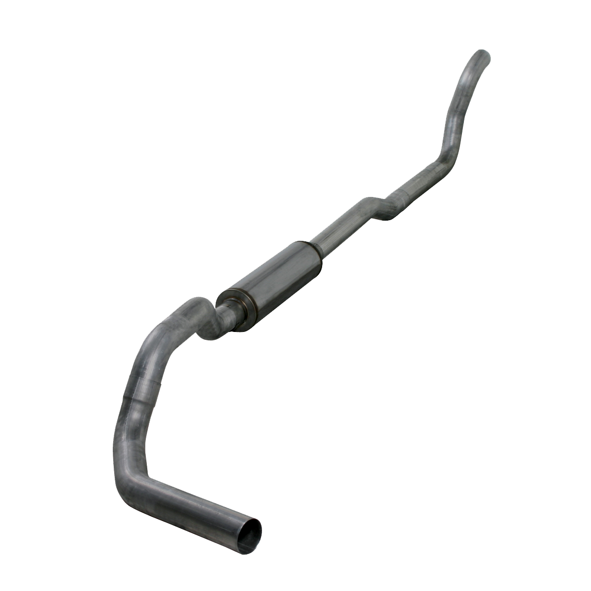 Turbo Back Exhaust For 89-93 Dodge 5.9L Cummins Dodge RAM 2500/3500 2X4 4 Inch Stainless Diamond Eye