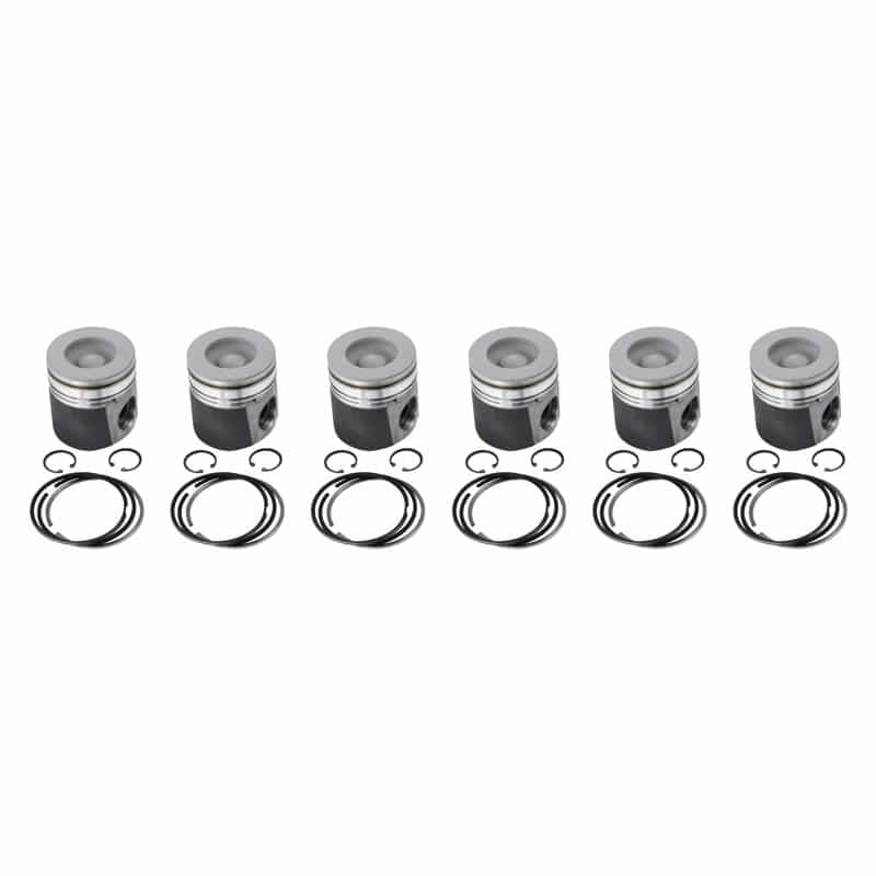 Dodge Marine Big Bowl Pistons For 89-98 Cummins 12 Valve Stock .040 Over Industrial Injection