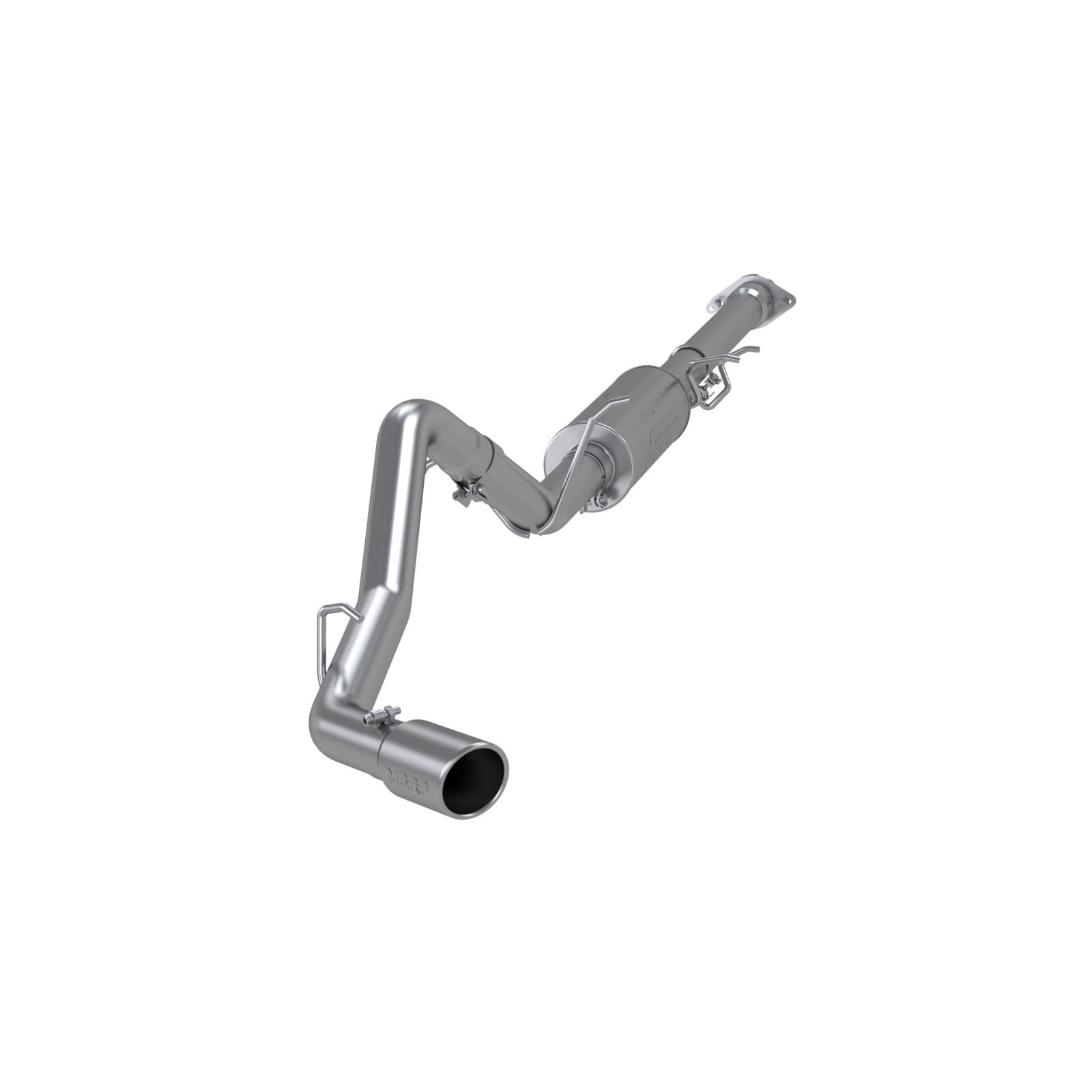 3 Inch Cat Back Exhaust System Single Side Aluminized Steel For 07-10 Silverado/Sierra 1500 Denali MBRP