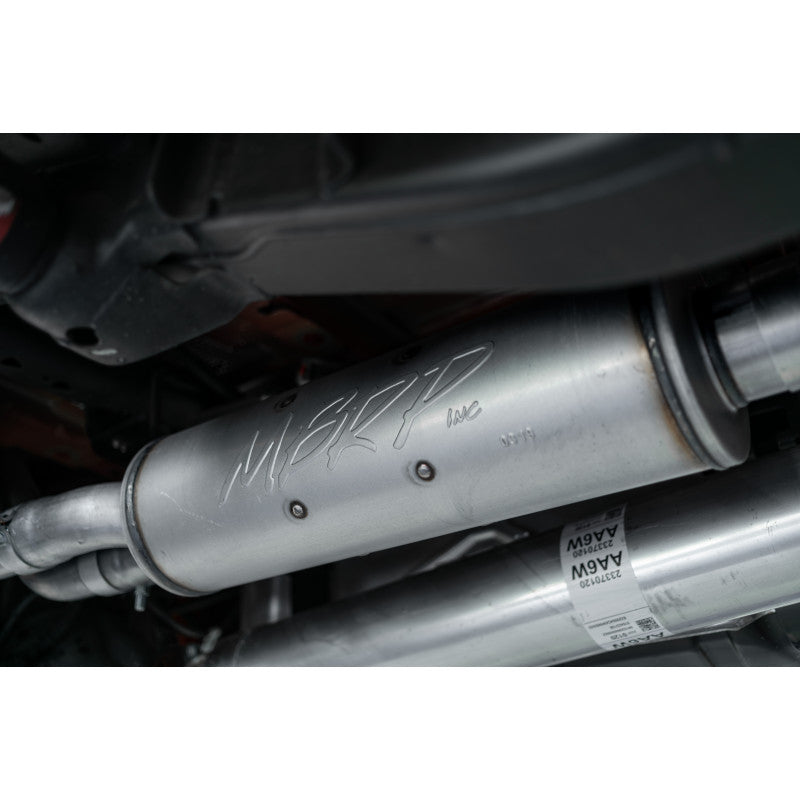 2.5 Inch Cat Back Exhaust System For 19-23 Silverado/Sierra 1500 6.2L, 2022 Silverado LTD/ Sierra Limited 6.2L Dual Rear 304 Stainless Steel MBRP