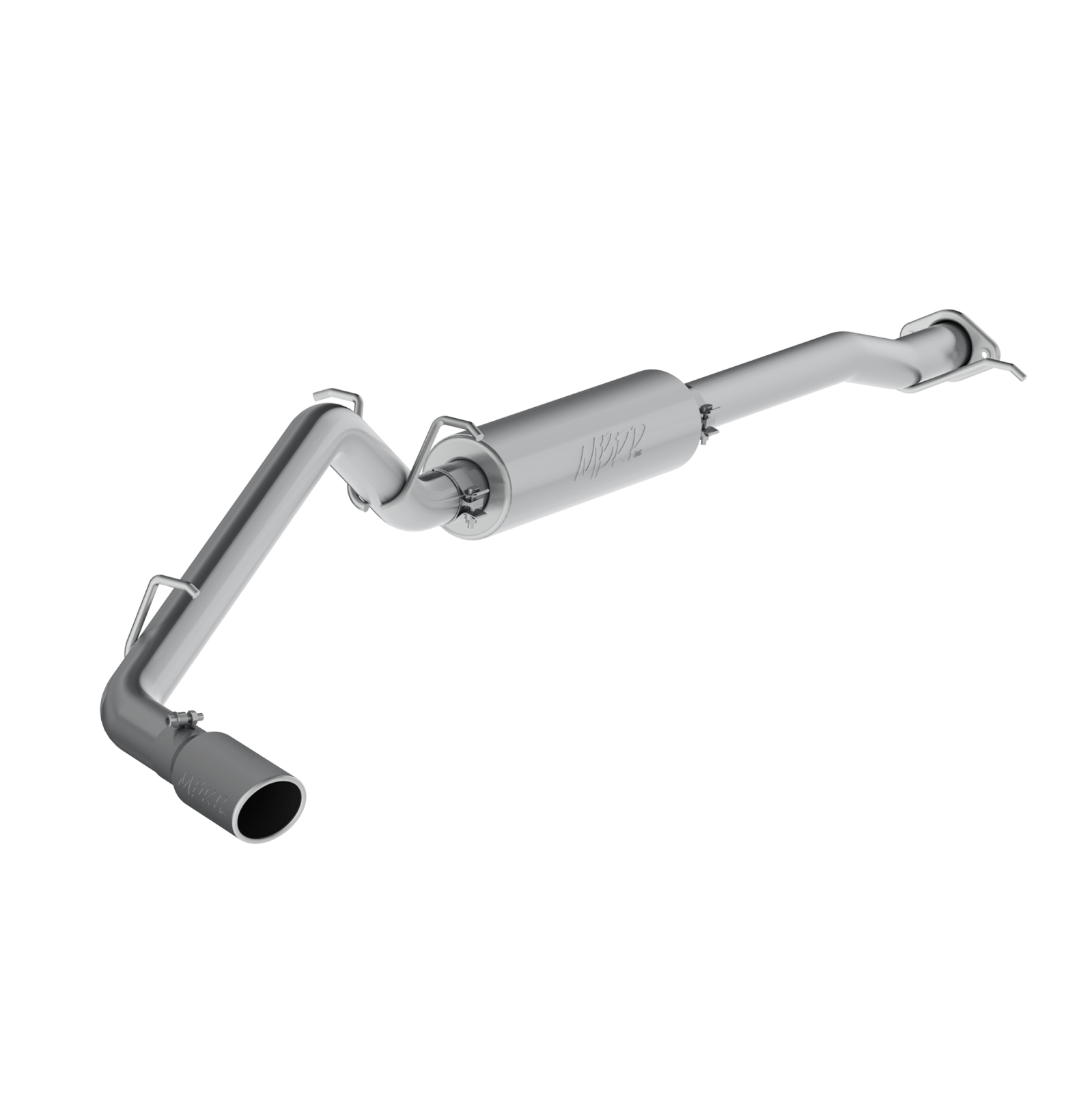 3 Inch Cat Back Exhaust System Single Side Aluminized Steel For 15-16 Colorado/Canyon MBRP