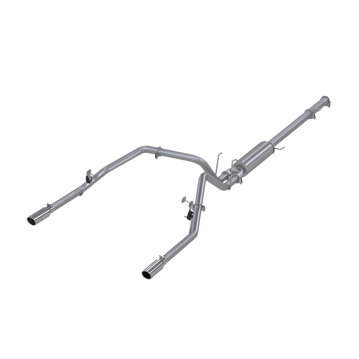 3 Inch Cat Back Exhaust System Dual Split Rear For 06-08 Dodge Ram Hemi 1500 5.7L Standard Cab/Crew Cab/Short Bed Aluminized Steel MBRP