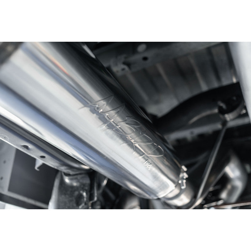 14-Up Ram 2500/3500 Armor Pro T304 Stainless Steel 4 Inch Cat Back Single Side Exit Exhaust System MBRP