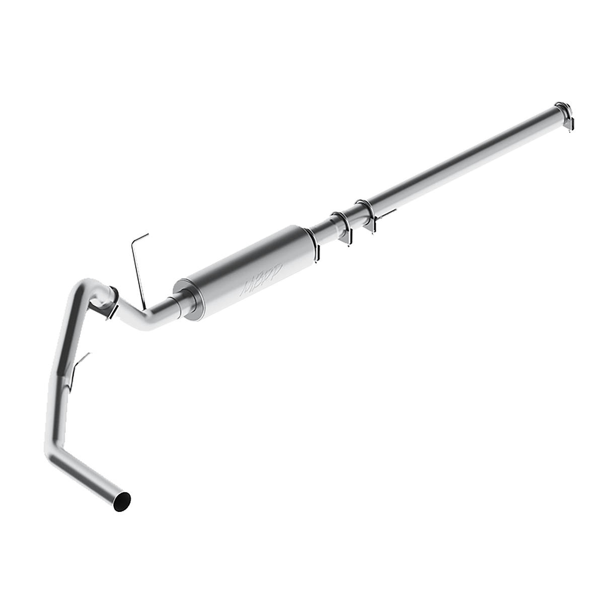 3 Inch Cat Back Exhaust System Single Side Aluminized Steel For 04-08 Ford F-150 Extended/Crew Cab Short Bed MBRP