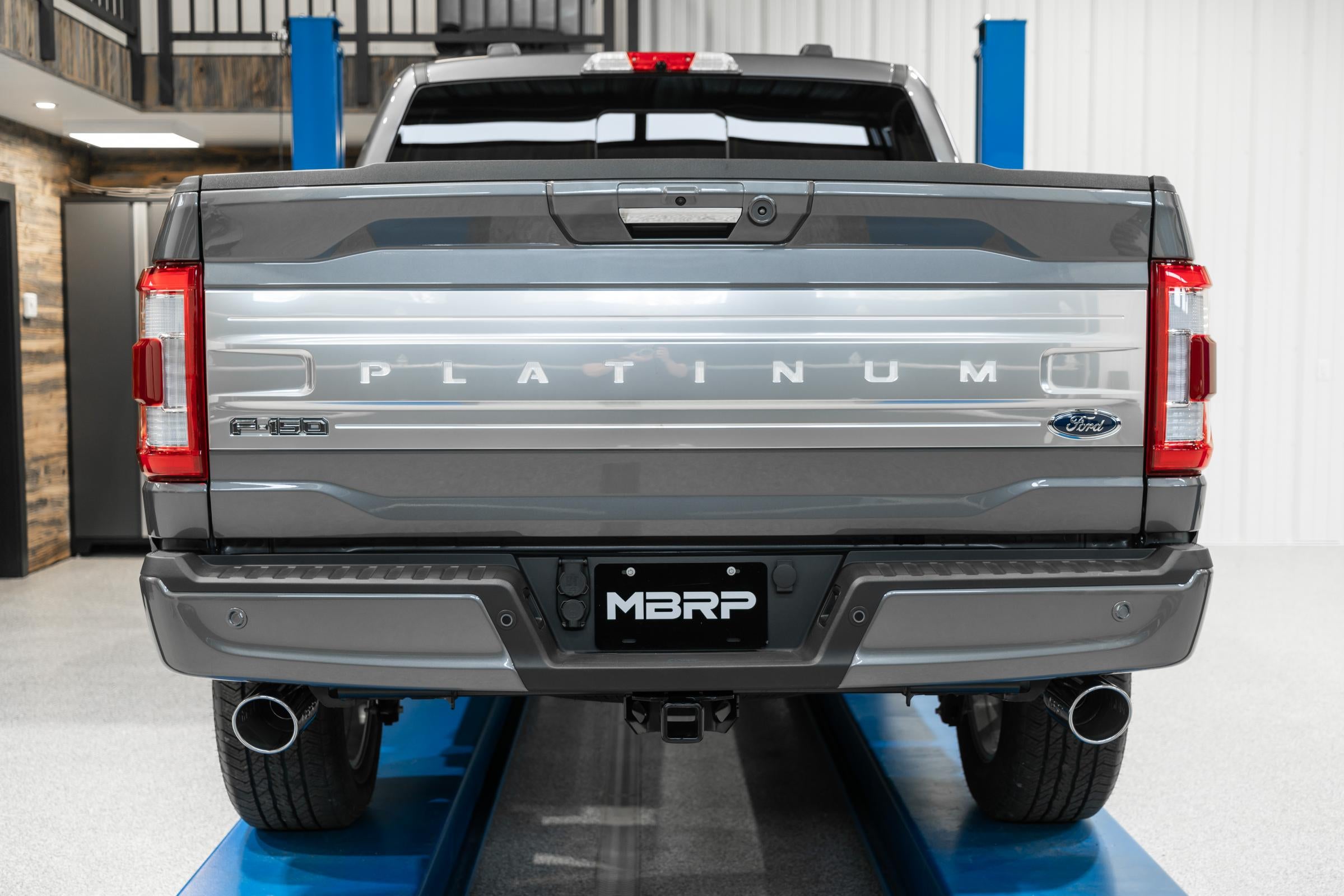 21-Up Ford F-150 Aluminized Steel 3 Inch Cat-Back 2.5 Inch Dual Split Rear Exhaust System MBRP