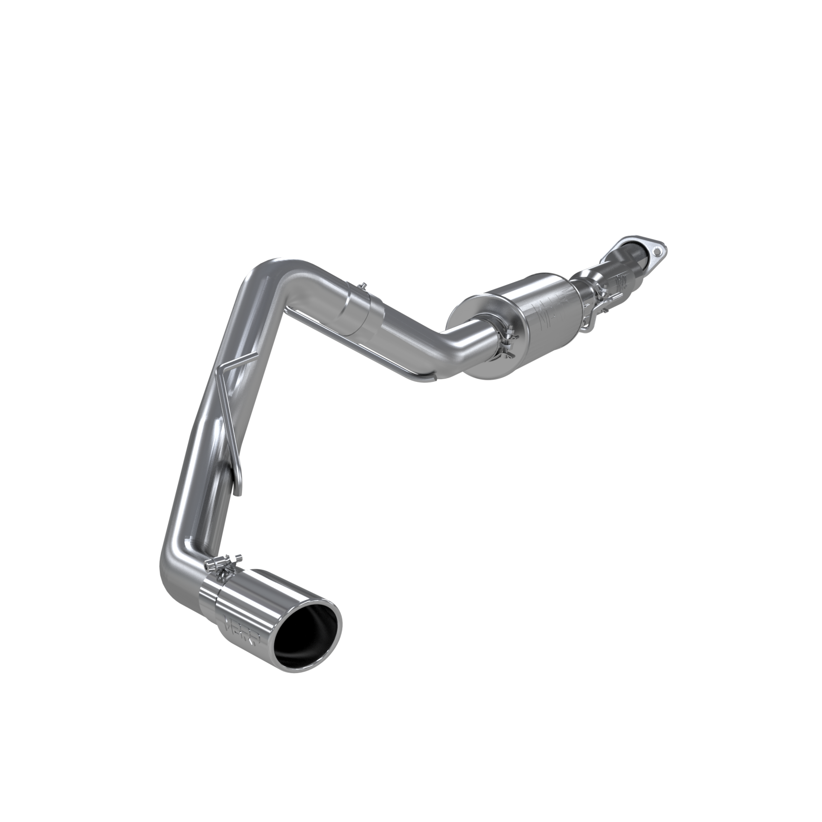 Ford 3 Inch Cat Back Exhaust System Single Side Exit For 11-14 Ford F-150 5.0L Long Bed MBRP