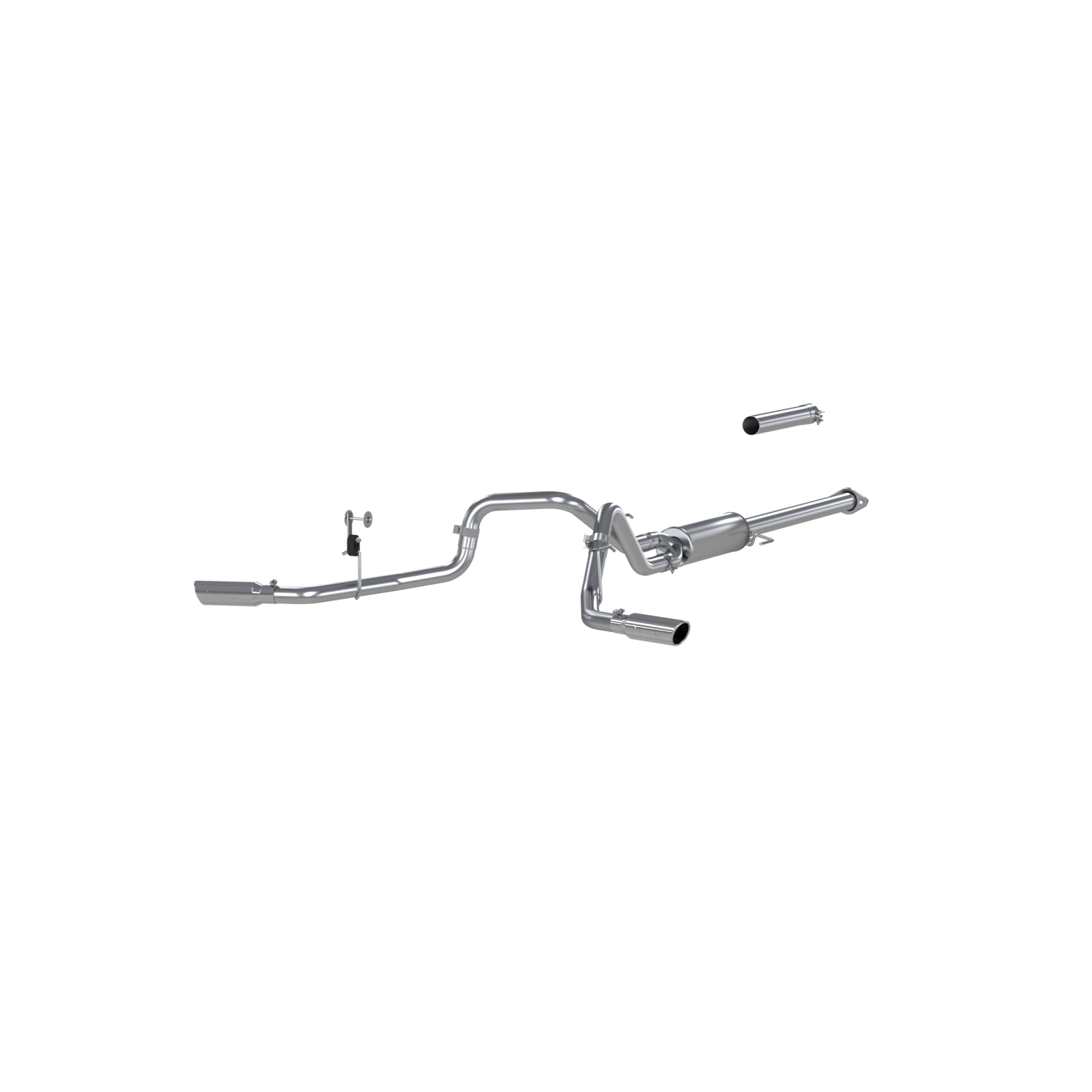 2.5 Inch Cat Back Exhaust System For 15-20 Ford F-150 2.7L/3.5L EcoBoost Dual Side Exit Aluminized Steel MBRP