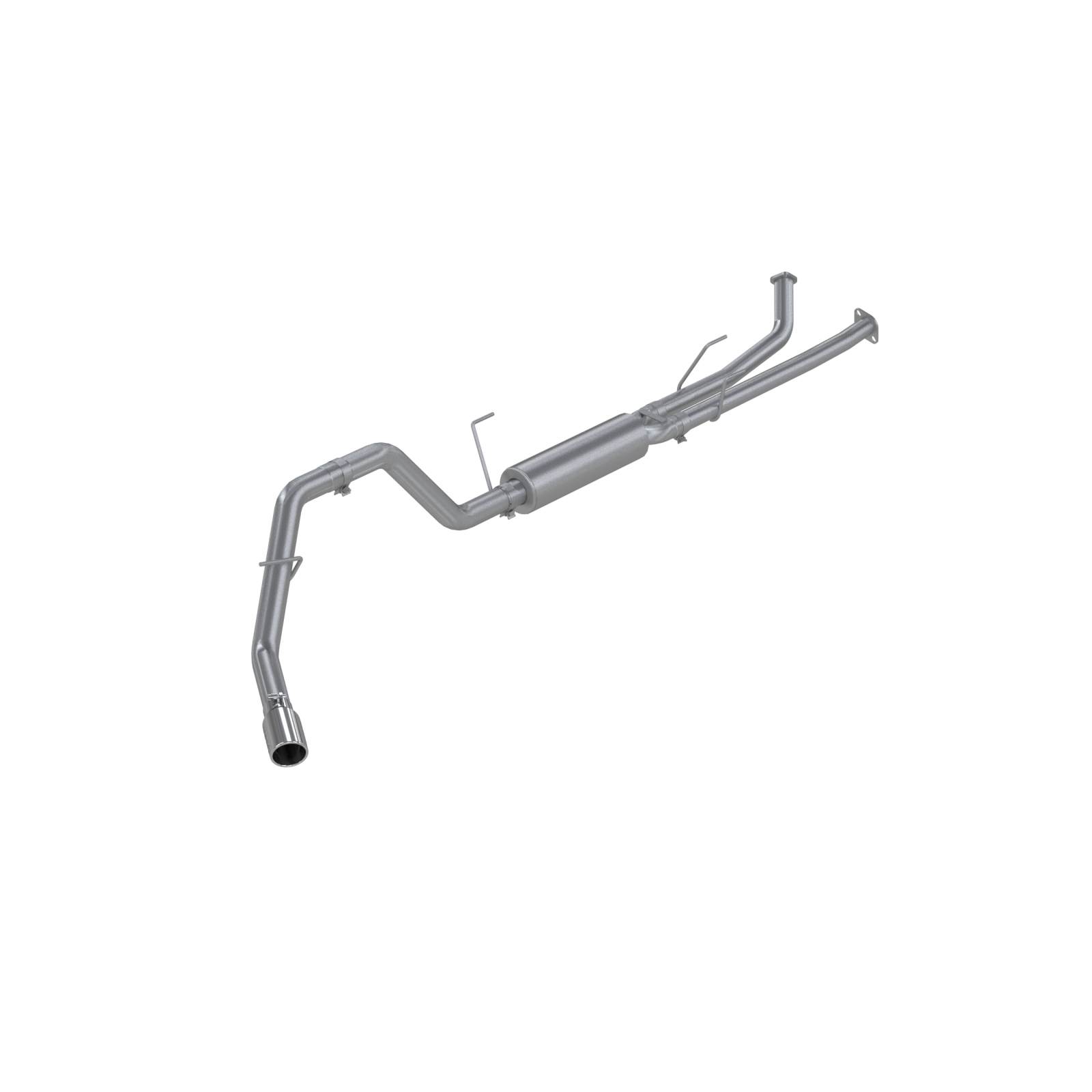 Cat Back Exhaust System Single Side Exit T409 Stainless Steel For 07-08 Toyota Tundra 4.7/5.7L, EC-Std. and SB/Crew Cab/Short Bed 09-09 Toyota Tundra 4.7L, EC-Std. and SB/Crew Cab/Short Bed MBRP