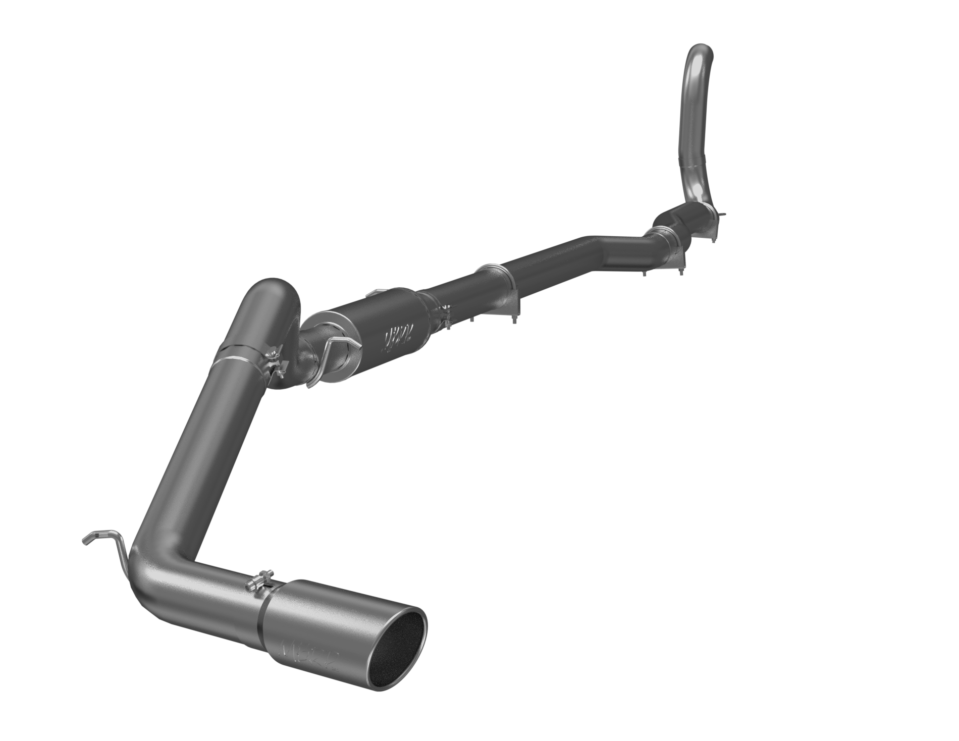 4 Inch Turbo Back Single Side Exit Exhaust T409 Stainless Steel For 88-93 Dodge Ram D250/D350 Cummins 4WD only MBRP