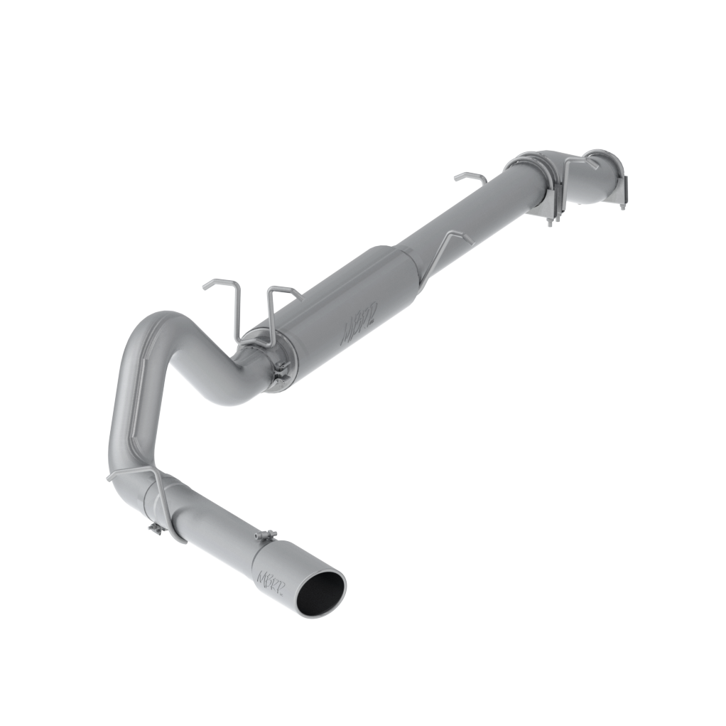 4 Inch Cat Back Exhaust System Single Side Stock Cat Exit T409 Stainless Steel For 03-07 Ford F-250/350 6.0L Extended Cab/Crew Cab MBRP