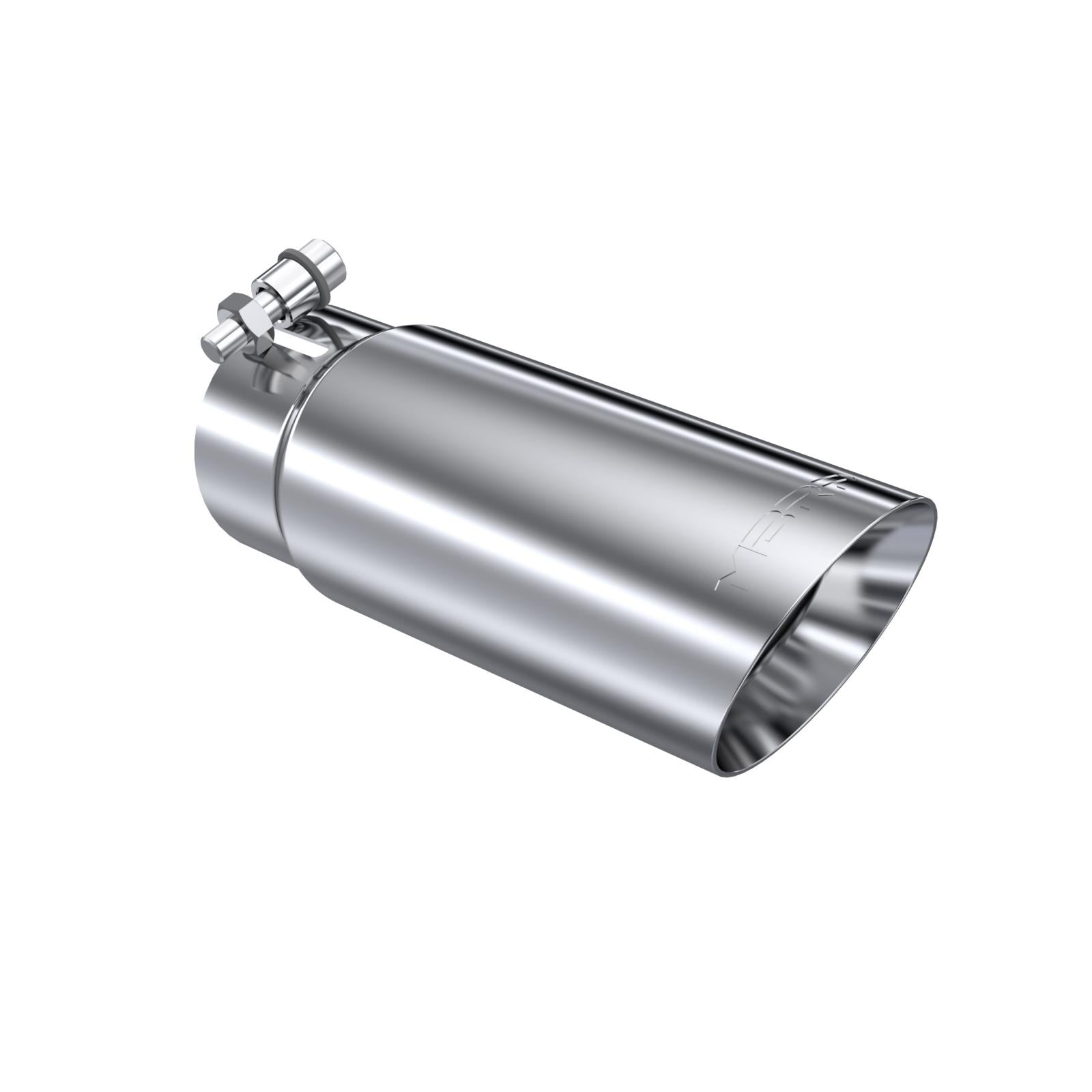 Exhaust Tip 3 1/2 Inch O.D. Dual Wall Angled End 3 Inch Inlet 10 Inch Length T304 Stainless Steel MBRP