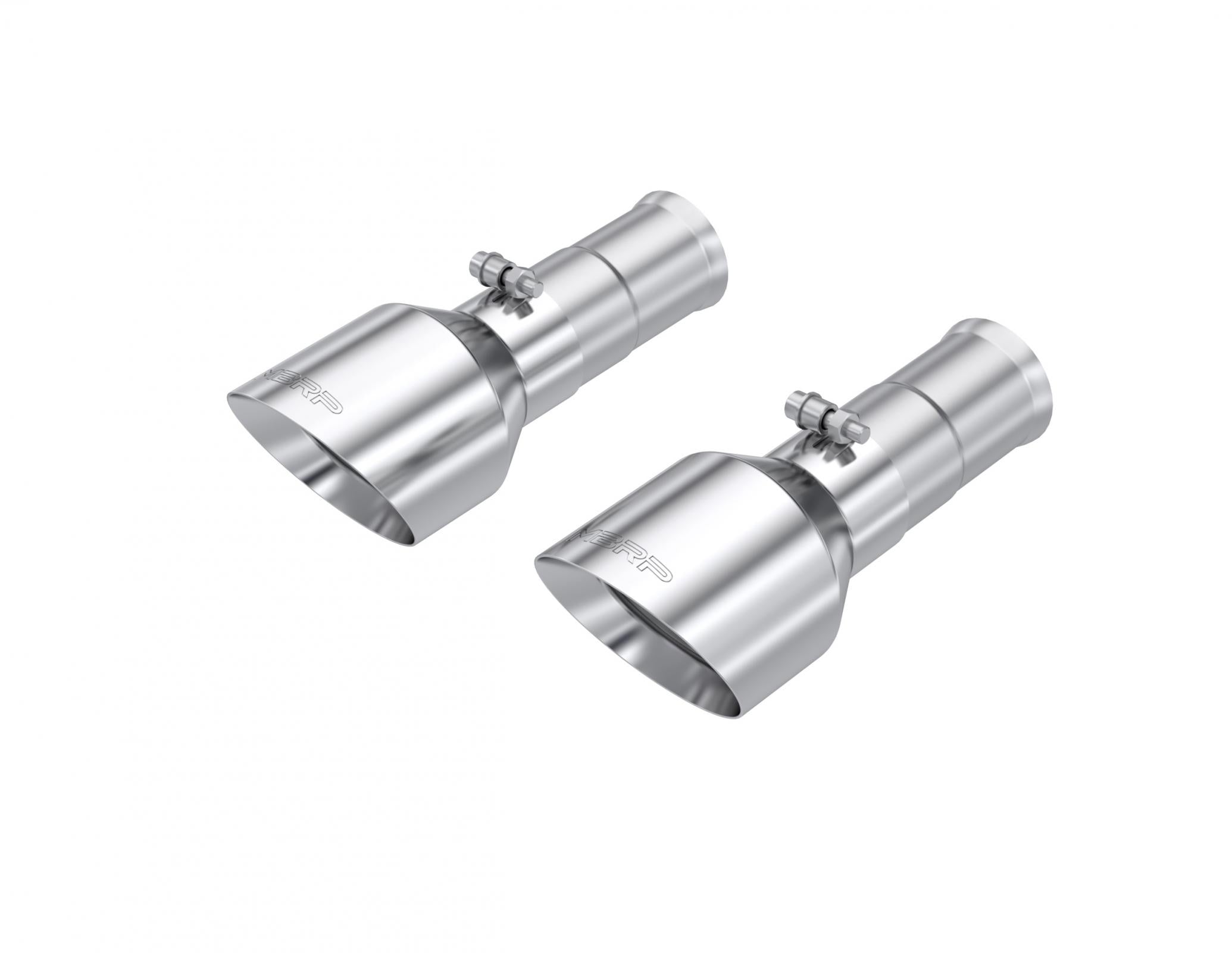 2025-Up Ram 1500 3.0L SST 5 Inch OD Mirror Polished Stainless Steel Tips Sold in Pairs MBRP