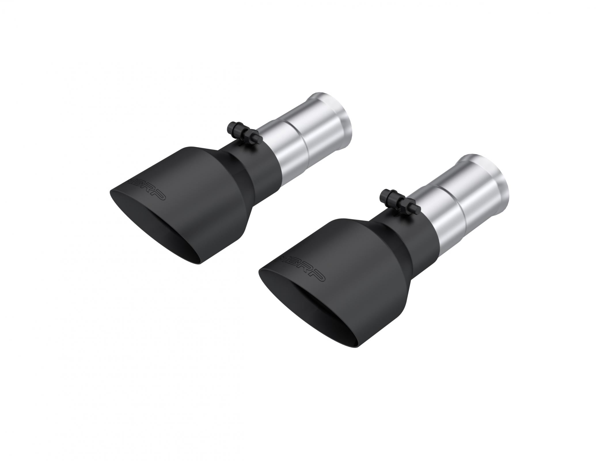 2025-Up Ram 1500 3.0L SST 5 Inch OD Black-Coated Stainless Steel Tips Sold in Pairs MBRP