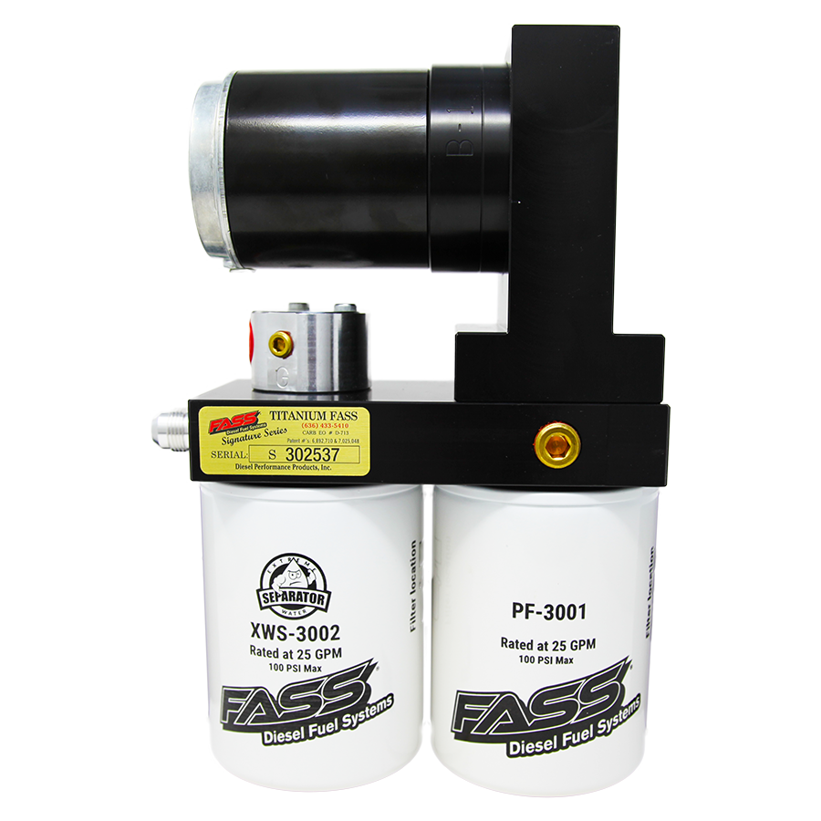 FASS Titanium Signature Series Diesel Fuel System 165GPH Dodge Cummins 5.9L and 6.7L 2005-2018 and 2021