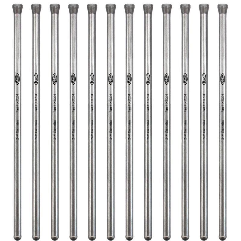 Street Performance Pushrods (3/8 Inch) 98.5-18 Dodge 5.9L/6.7L Cummins XD204 XDP